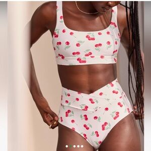 Aerie Womens bikini swim Top CHERRY 🍒